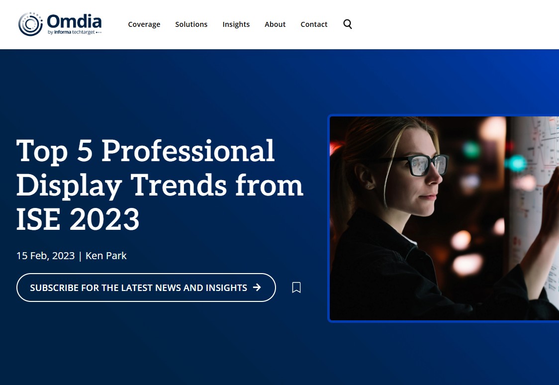 Omdia LED Display Trends